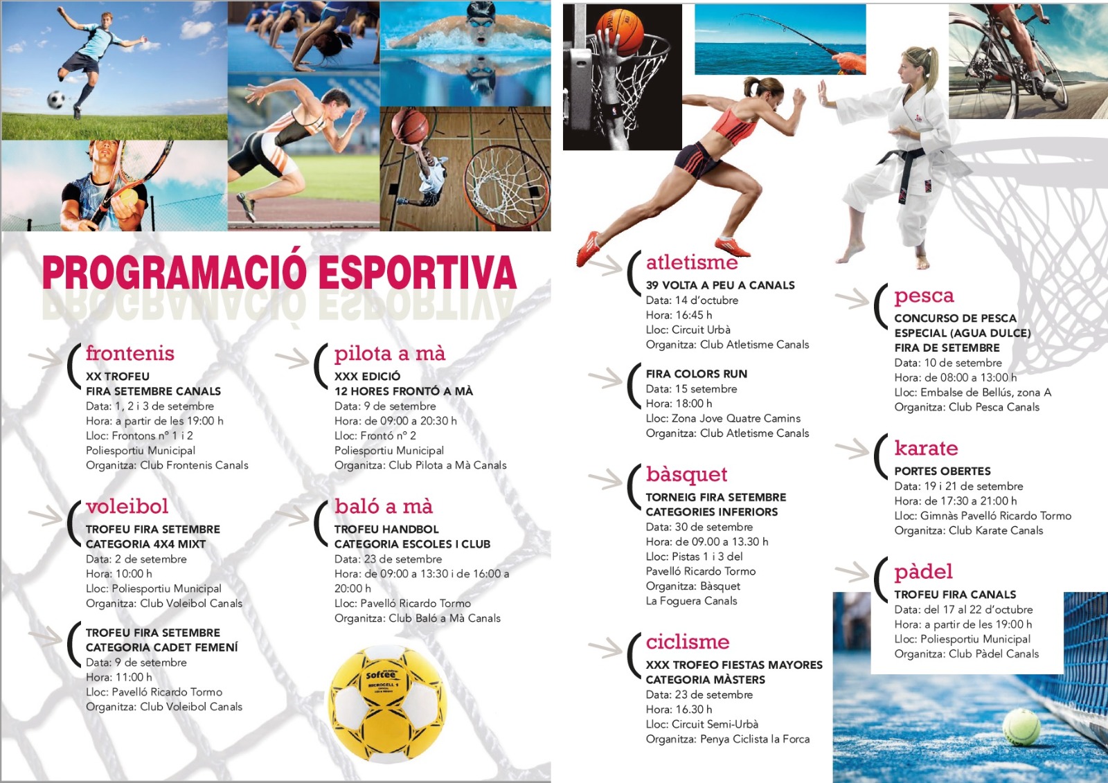 2017.09.06 Fira 2017- Programació esportiva