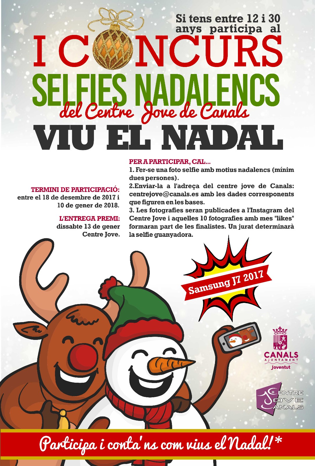 2017.12.18 El Centre Jove convoca el I Concurs de Selfies Nadalencs