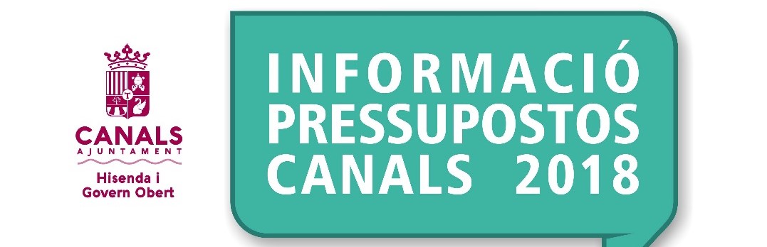 2018.01.30 L'Ajuntament de Canals convoca una reunió informativa sobre els Pressupostos 2018