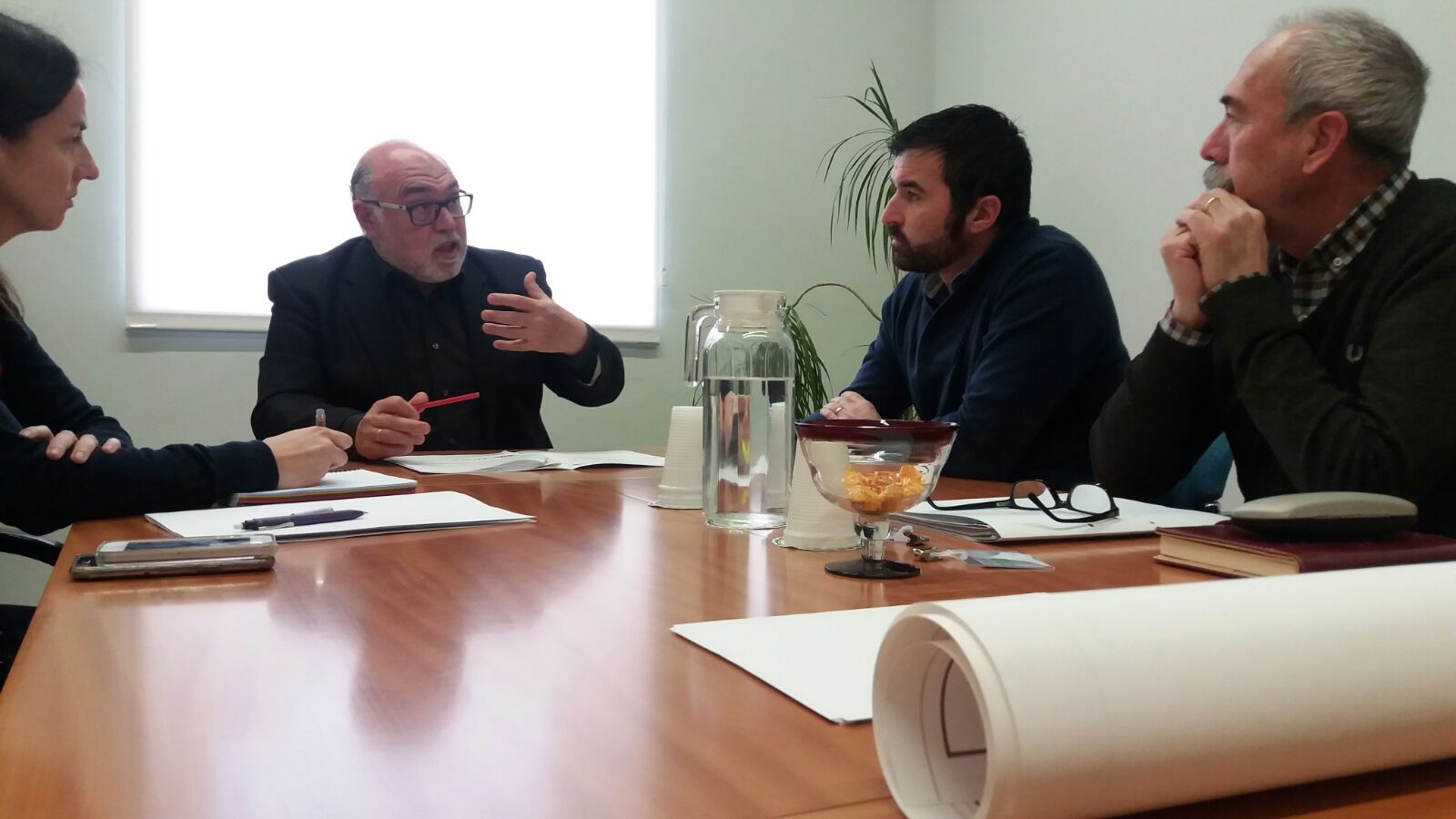 2018.02.14 L'Ajuntament de Canals visita la Conselleria d'Agricultura per a tractar temes agrícoles d'interés local