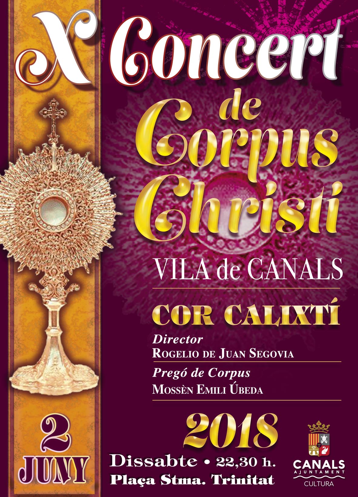 2018.05.30 La regidoria de Cultura celebra una nova edició del tradicional concert de Corpus Christi