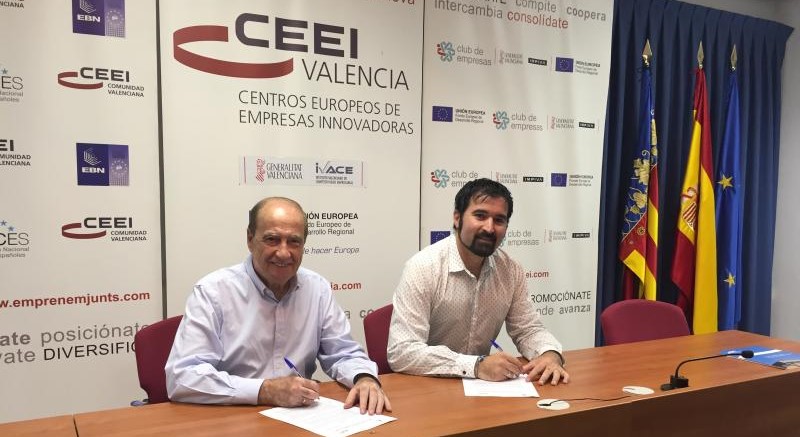 2018.06.07 L'Ajuntament de Canals i el CEEI firmen un conveni de col·laboració