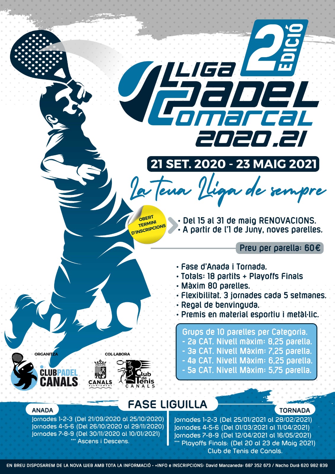 cartell lliga padel