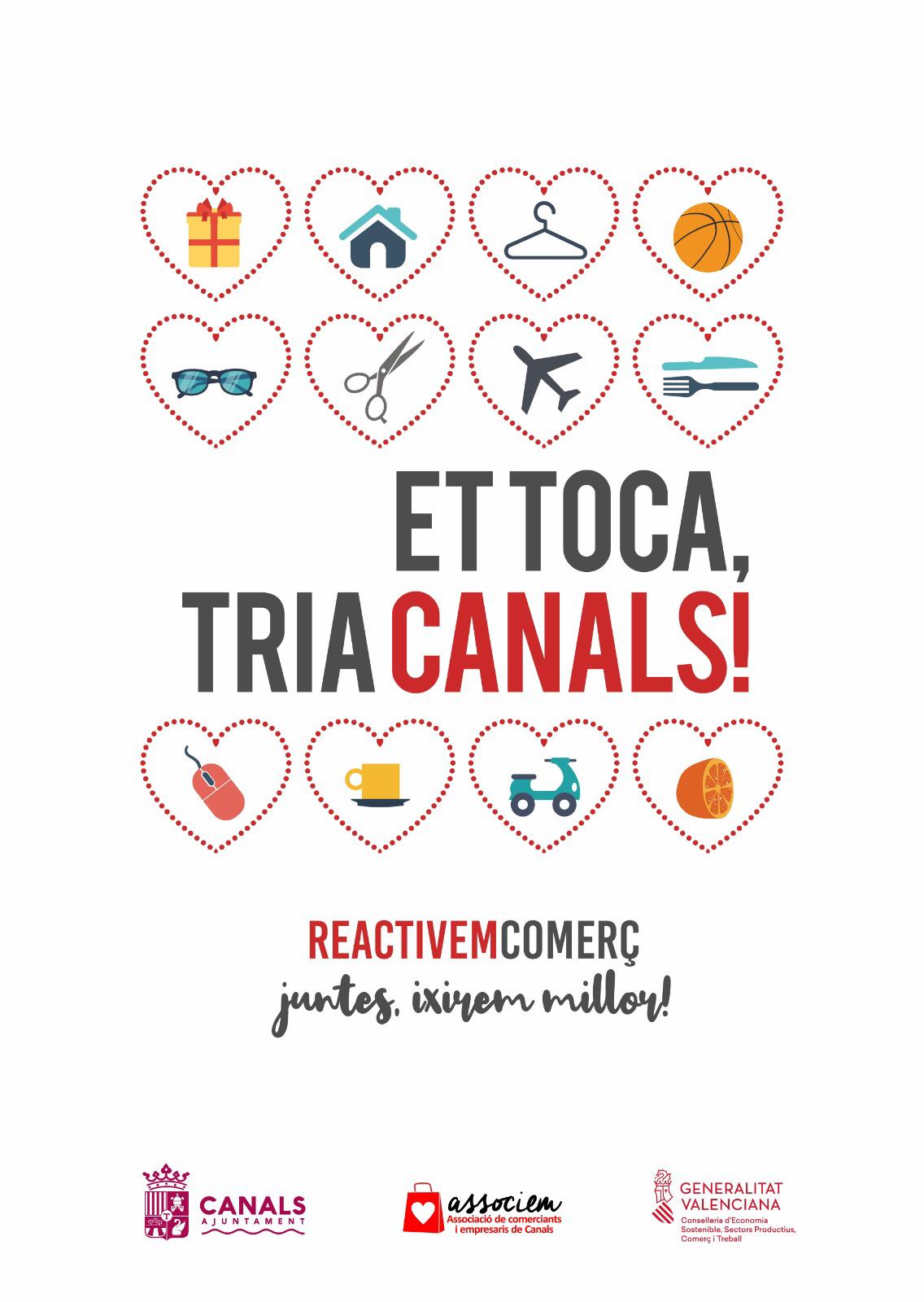 ET TOCA, TRIA CANALS!