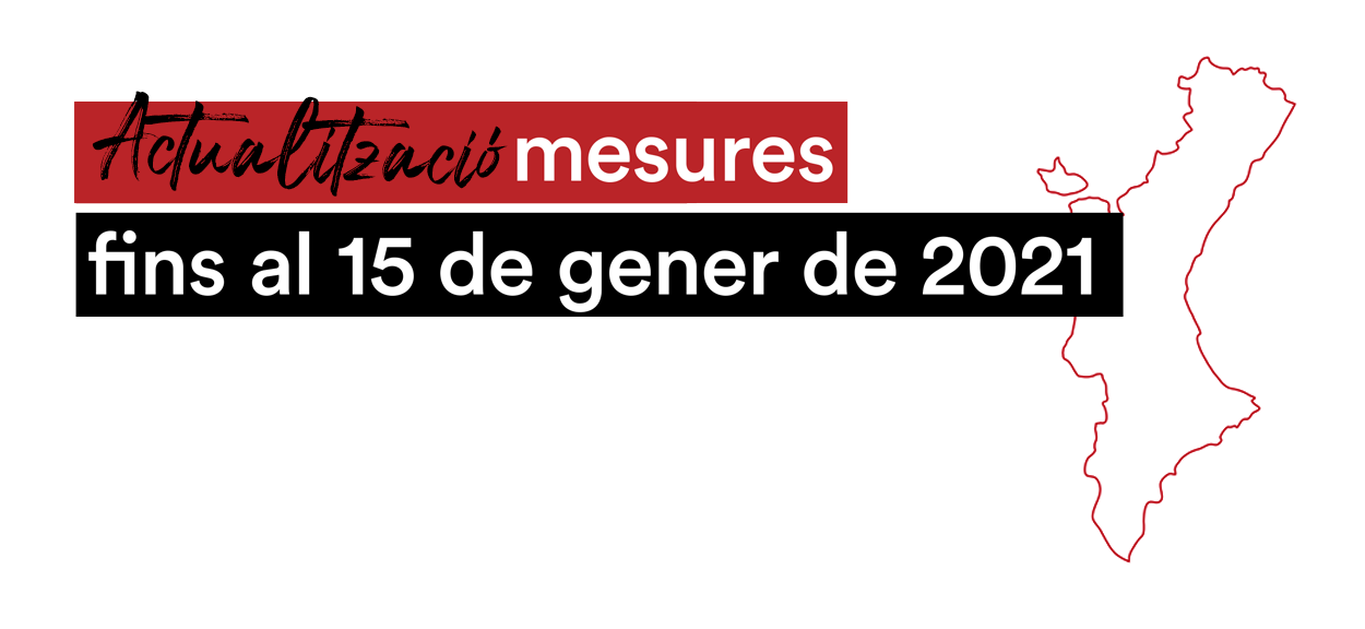 2020.12.18 El proper dilluns 21 de desembre entra en vigor l'actualizació de mesures de Nadal a la Comunitat Valenciana