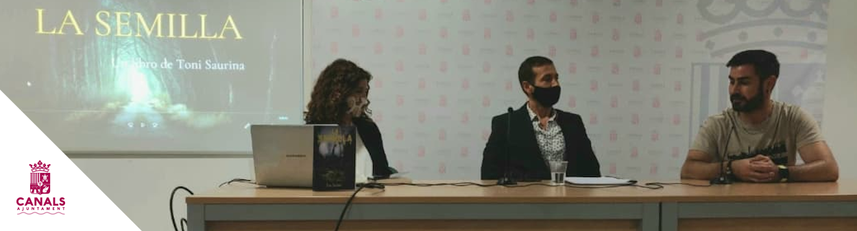 2021.10.17 Toni Saurina presenta a Canals "LA SEMILLA", el seu primer llibre
