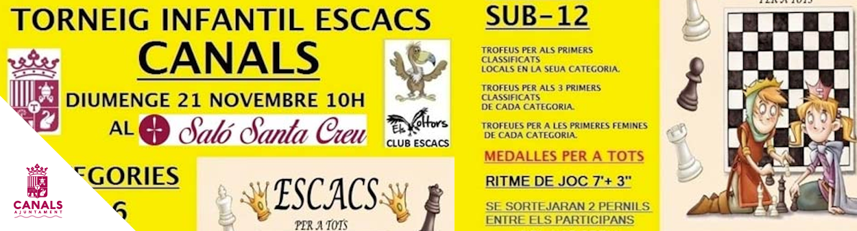 2021.11.17 Diumenge, 21 de novembre, Torneig d'Escacs a Canals