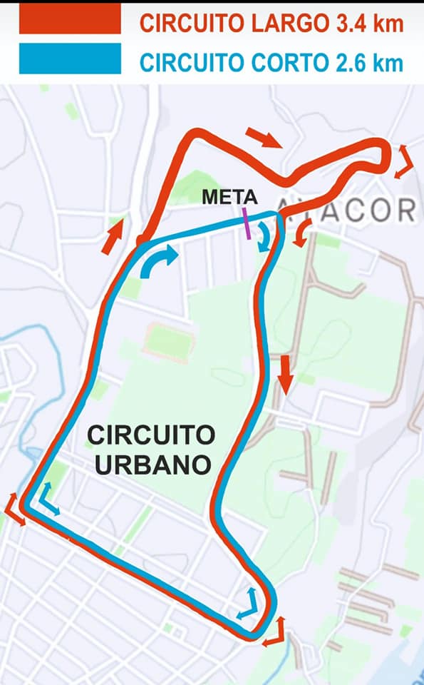 mapa circuit carrera del pernil