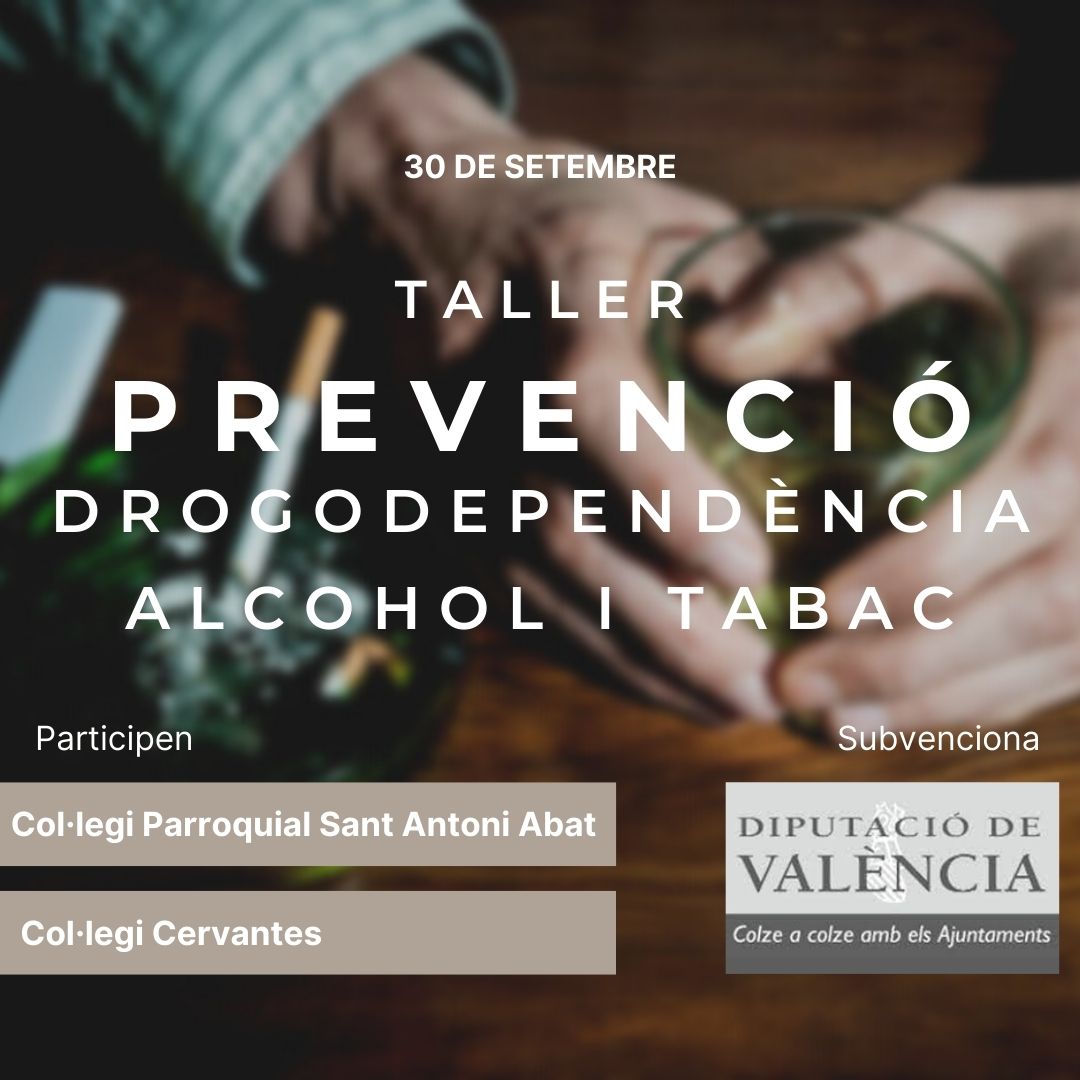 taller 30 setembre drogodependencia