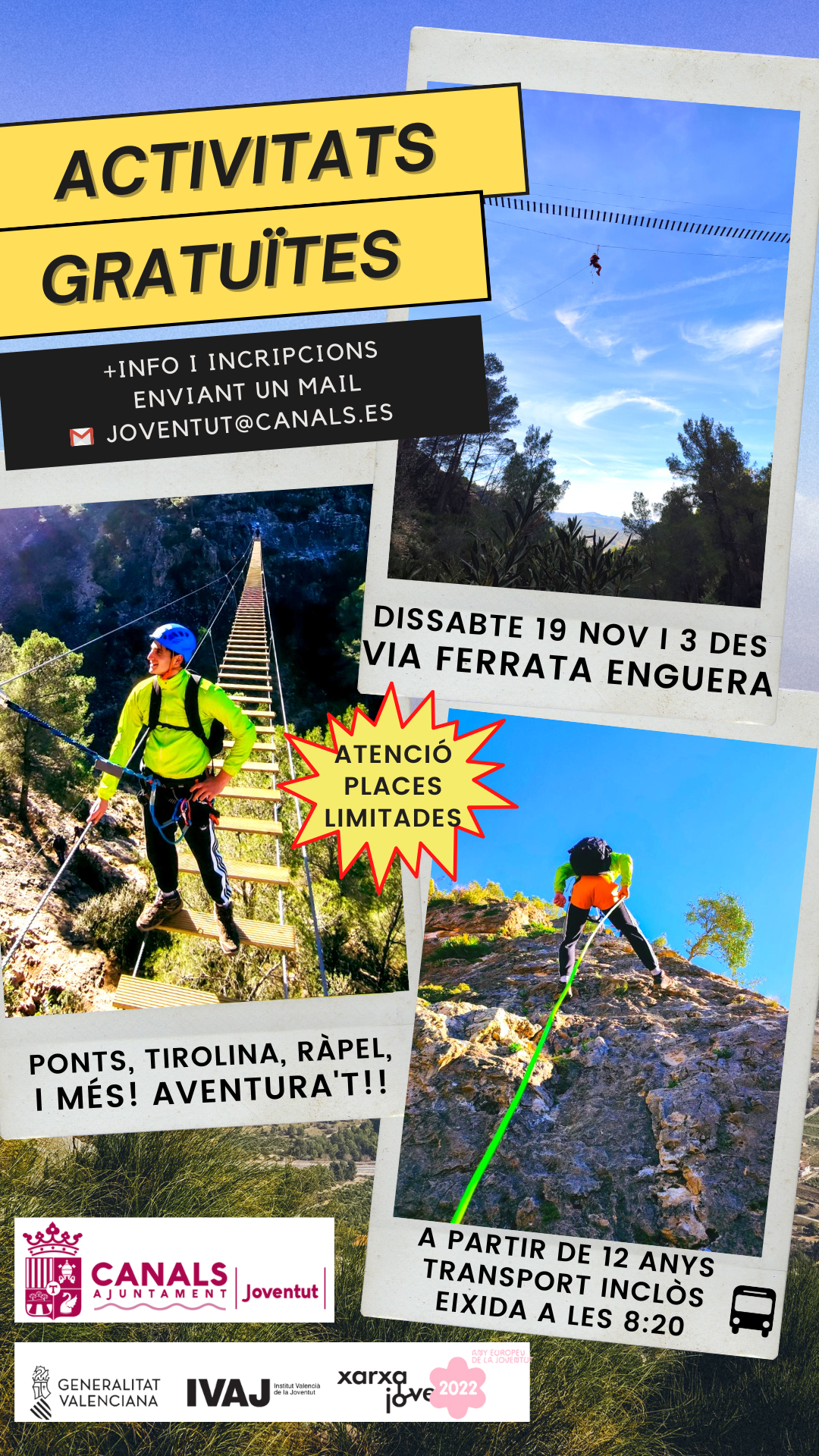 cartell activitats via ferrata