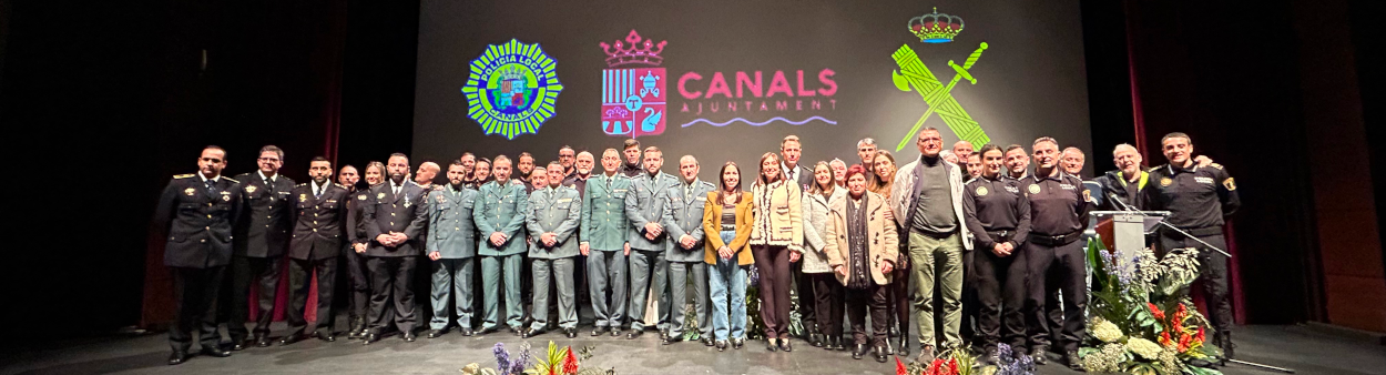 homenatge forces de seguretat de Canals