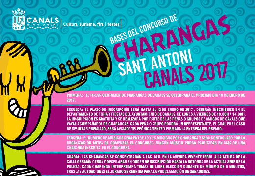 Concurs de Xarangues 2017. Ajuntament de Canals.