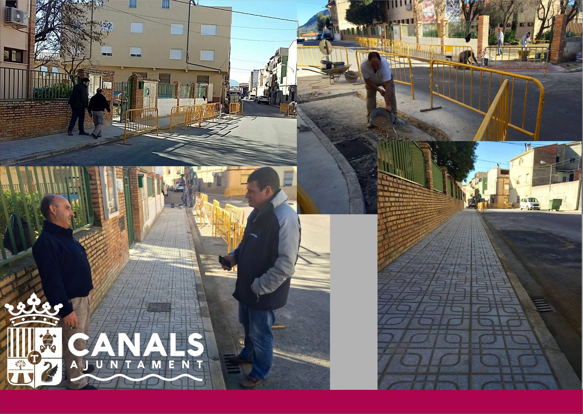 2017.01.02 Eliminació barreres arquitectòniques del carrer Sant Joan de Ribera. Ajuntament de Canals.