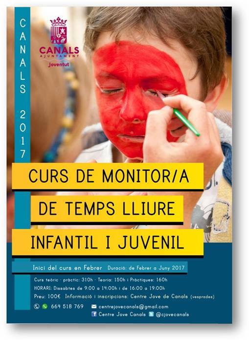 2017.01.10 Curs monitors temps lliure. Ajuntament de Canals.