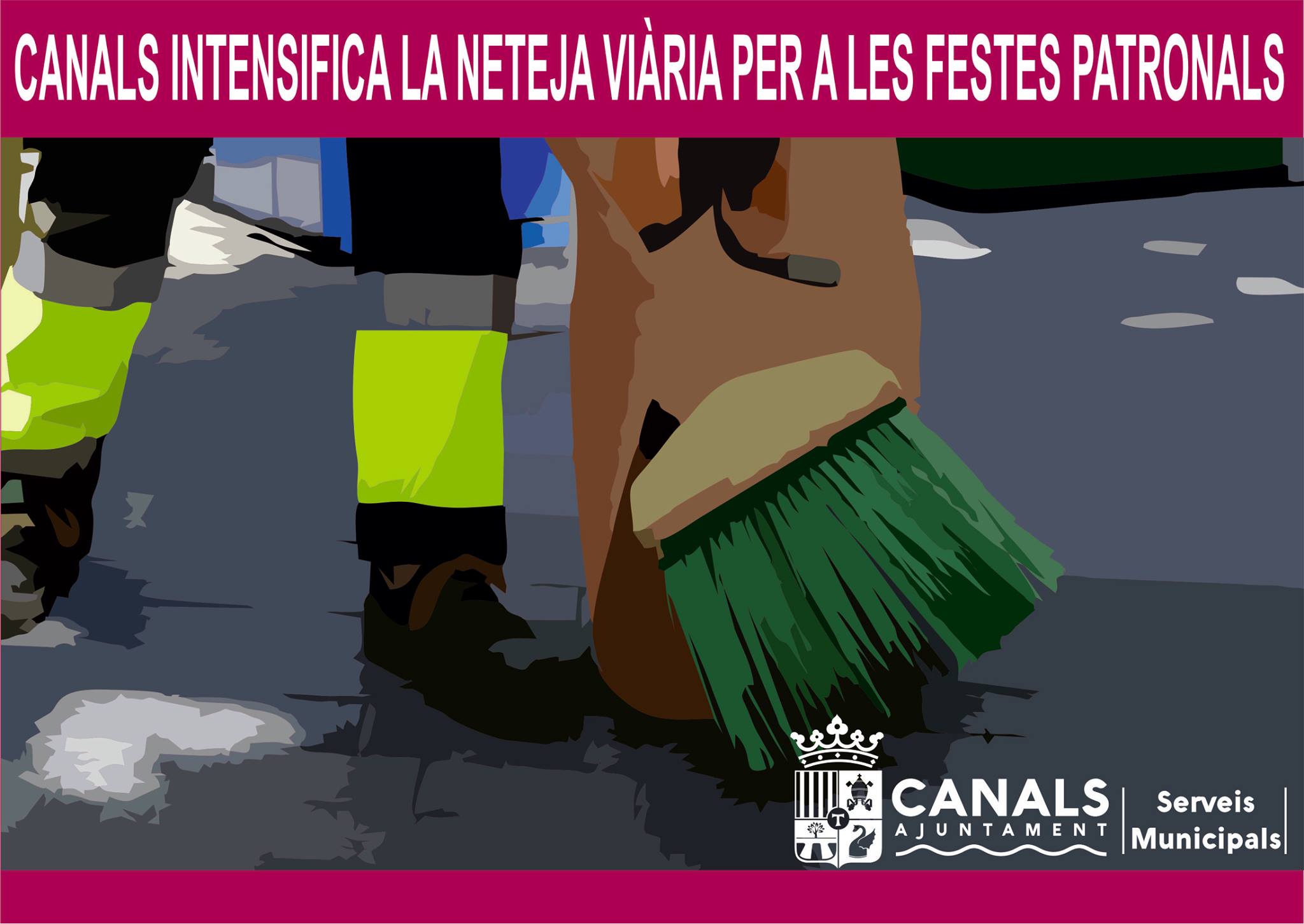 2017.01.14 Canals intensifica la neteja viària en festes. Ajuntament de Canals.