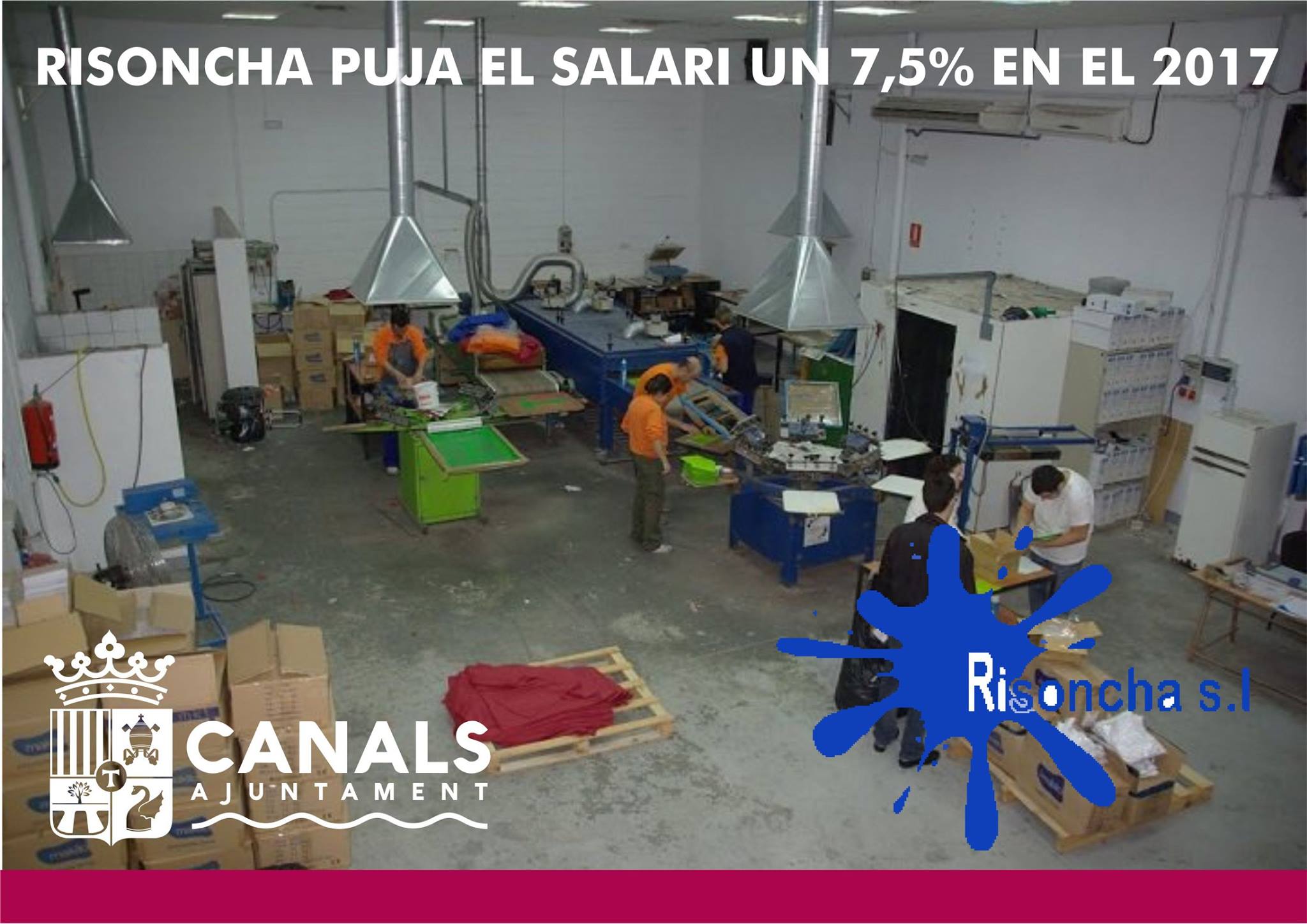 2017.02.01 Risoncha augmenta els salaris. Ajuntament de Canals.