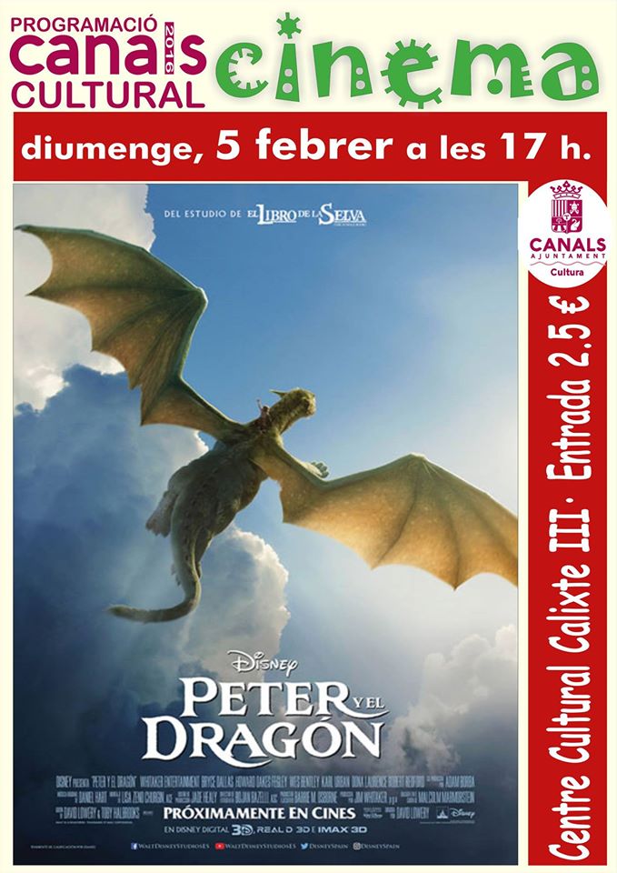2017.02.03 Cinema Peter y el Dragón. Ajuntament de Canals.