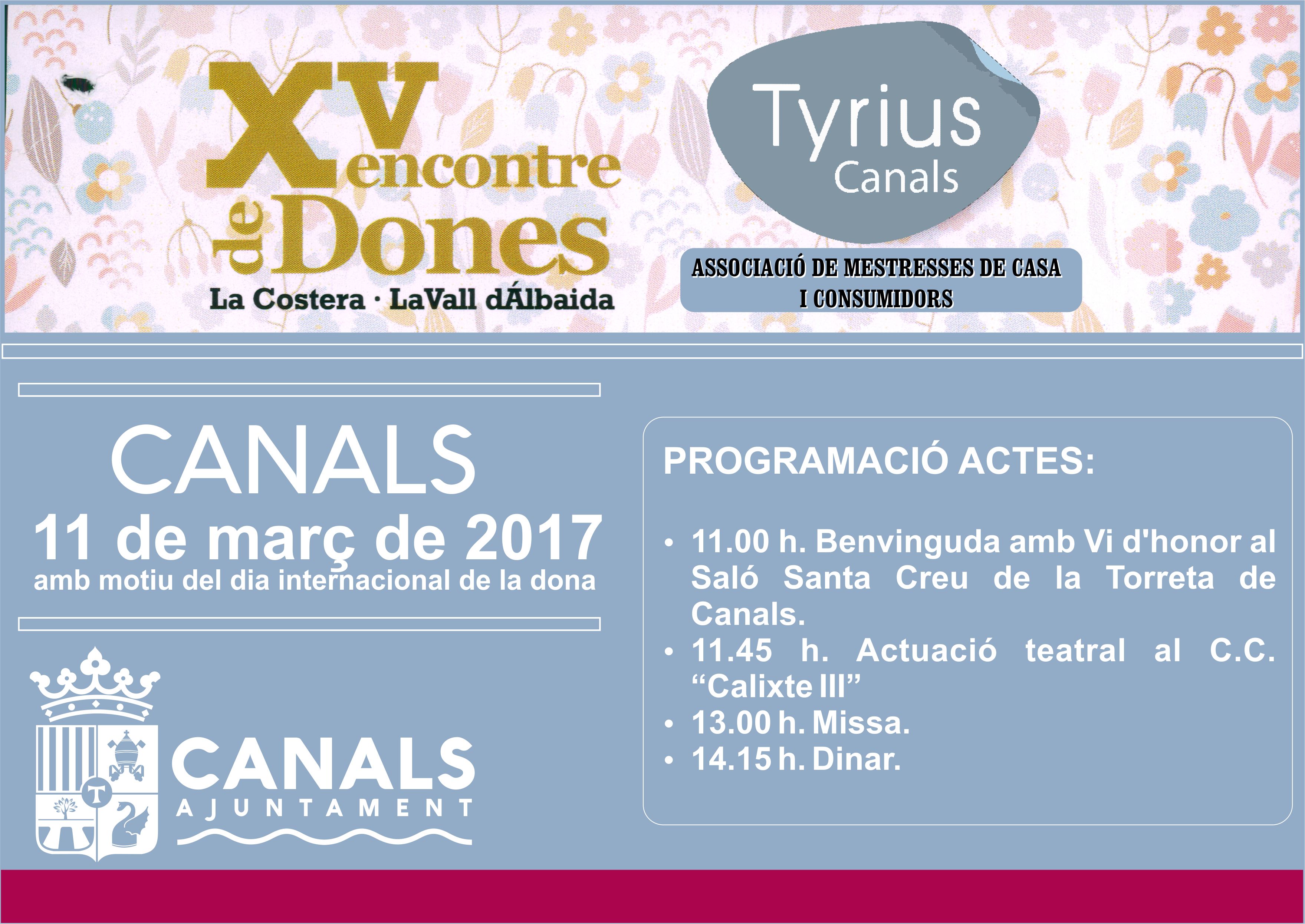 2017.03.10 Encontre Dones. Ajuntament de Canals