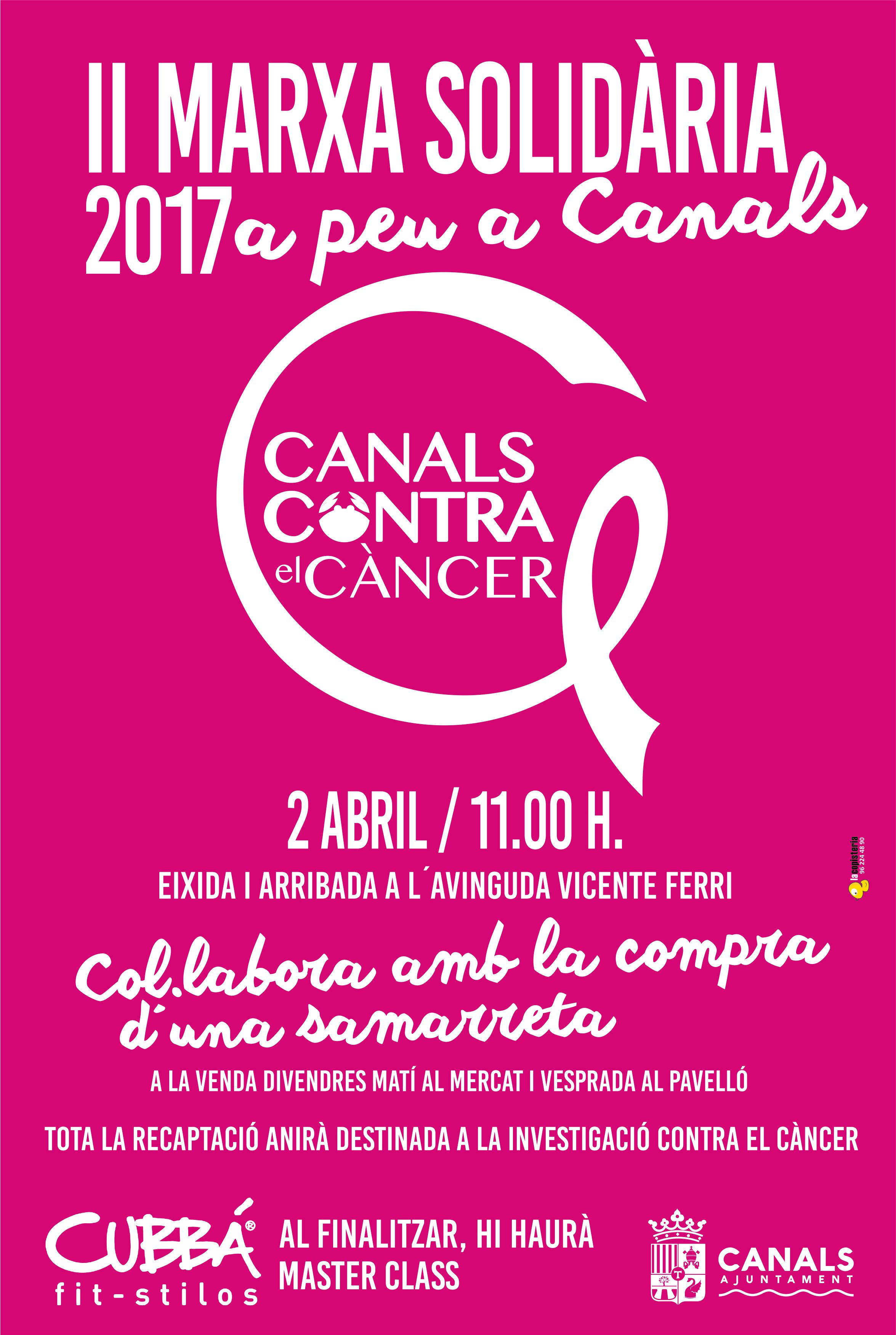 2017.03.28 Marxa Cancer. Ajuntament Canals