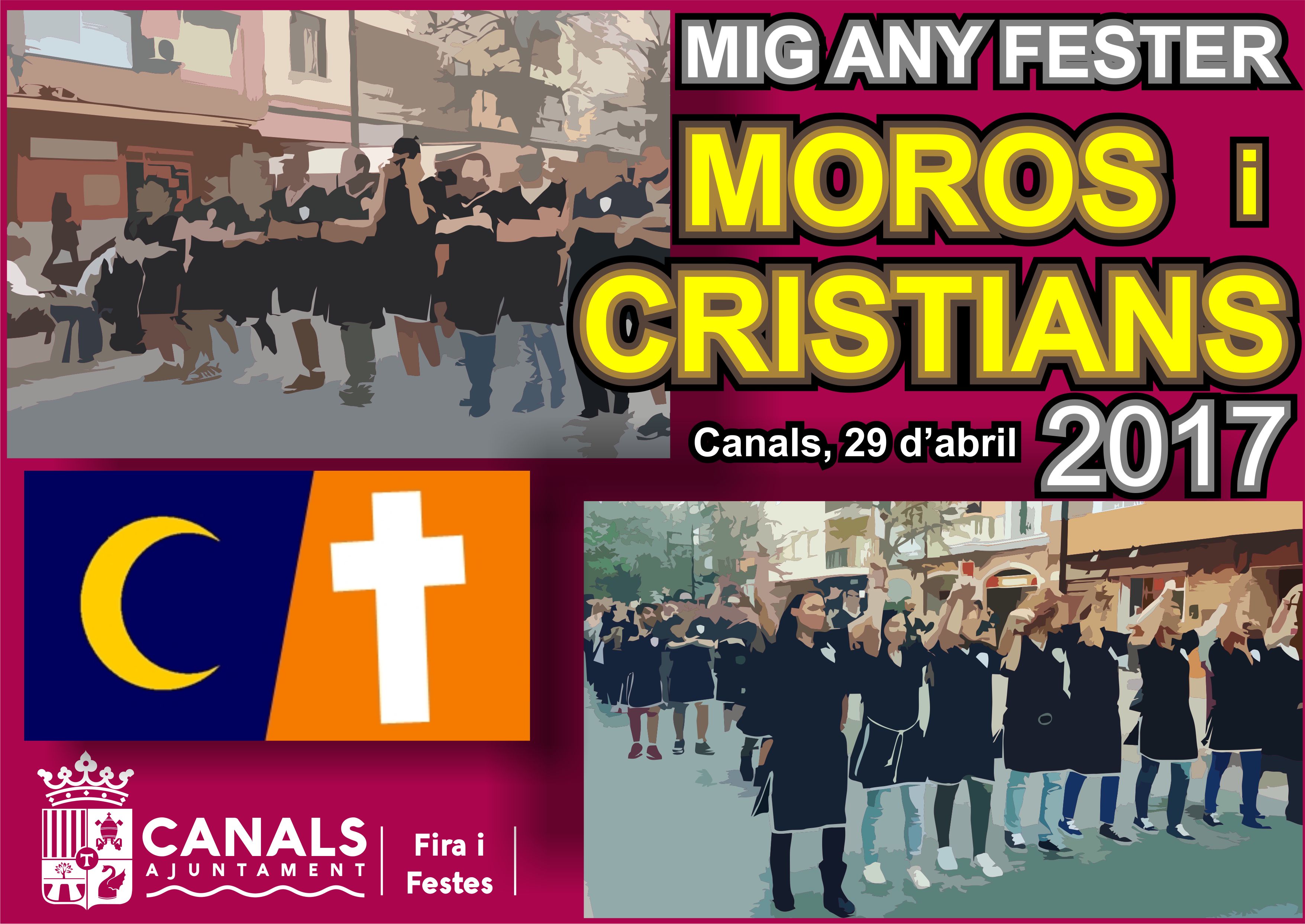 2017.04.27 Mig Any Moros i Cristians. Ajuntament de Canals