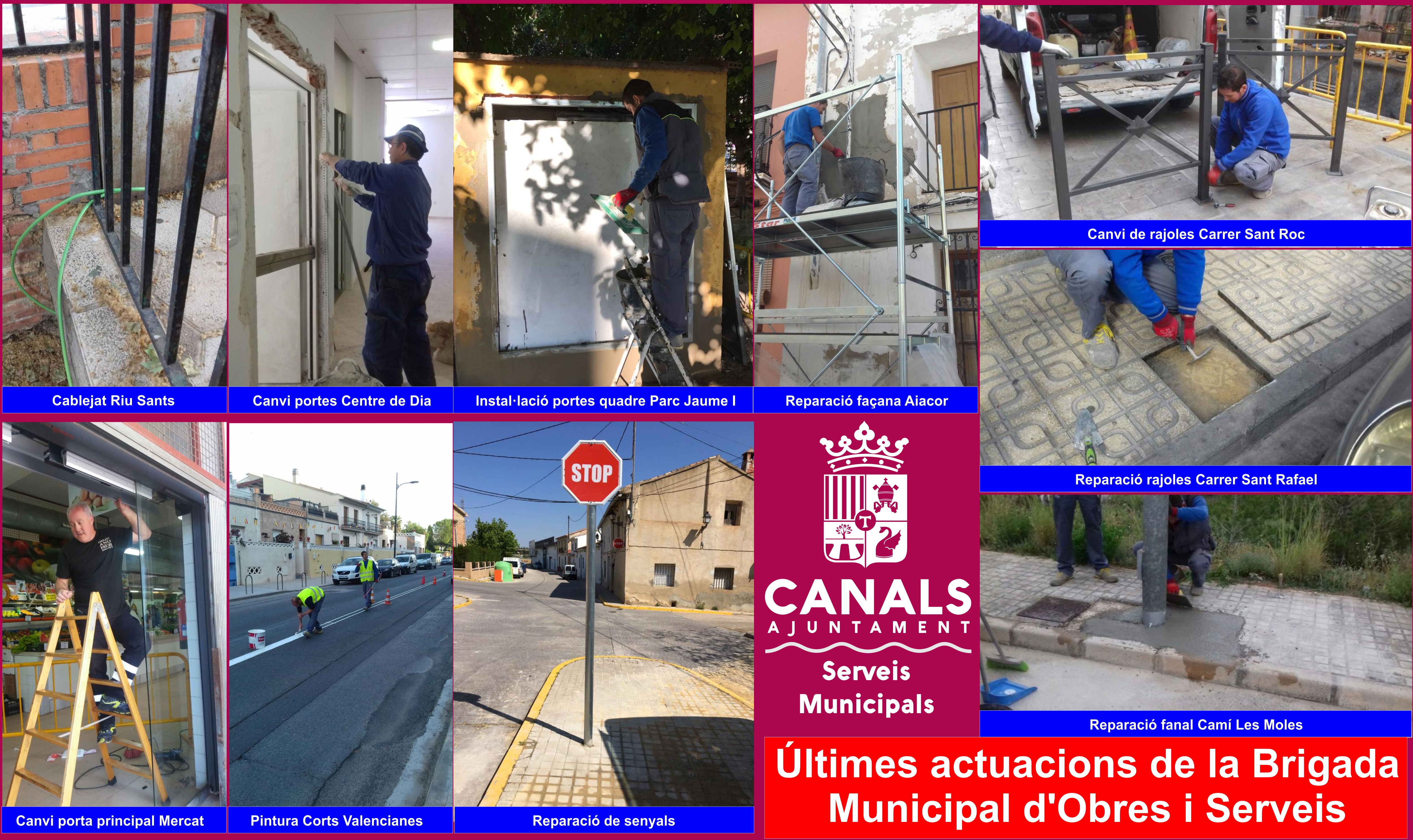2017.05.09 brigada obres. Ajuntament de Canals