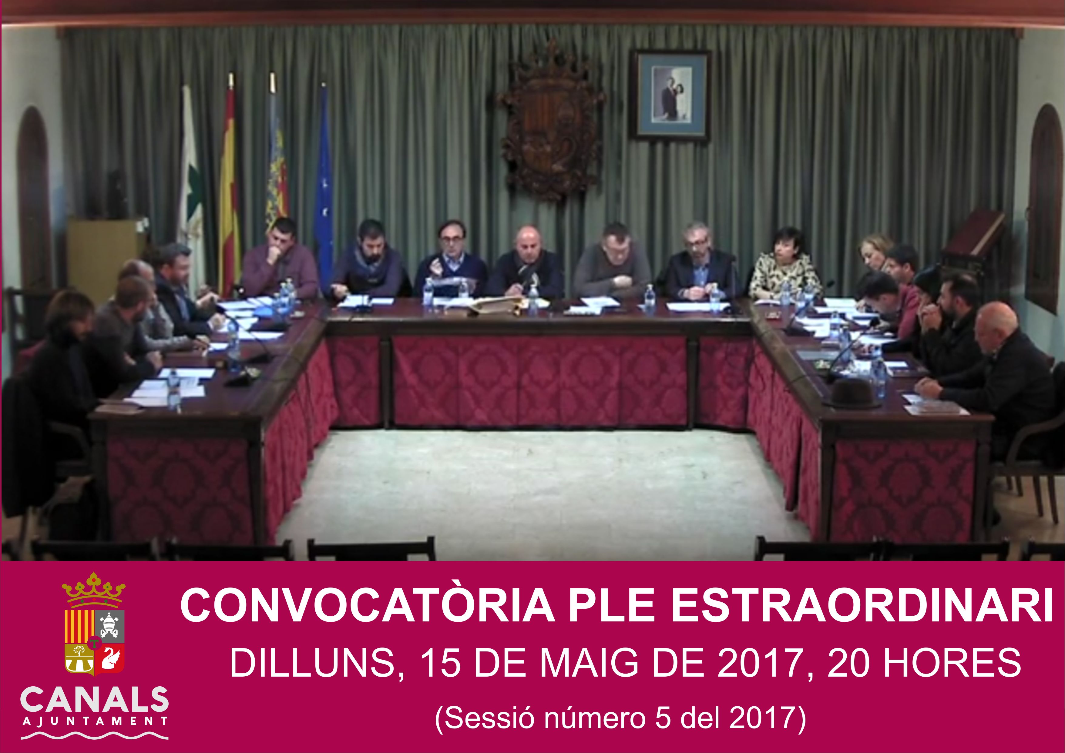 2017.05.11 Plenari extraordinari. Ajuntament de Canals