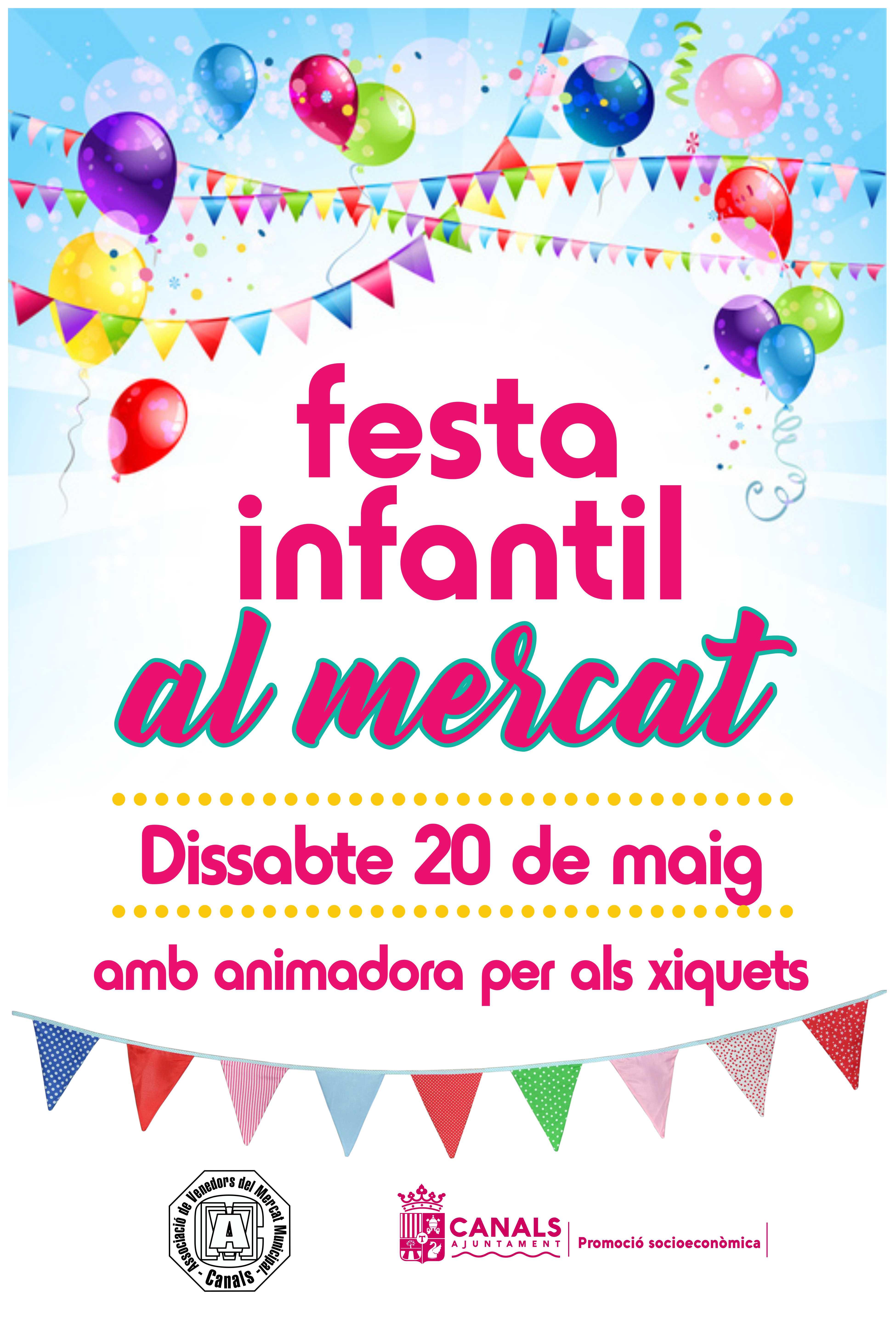 2017.05.15 Mercat municipal festa infantil. Ajuntament de Canals