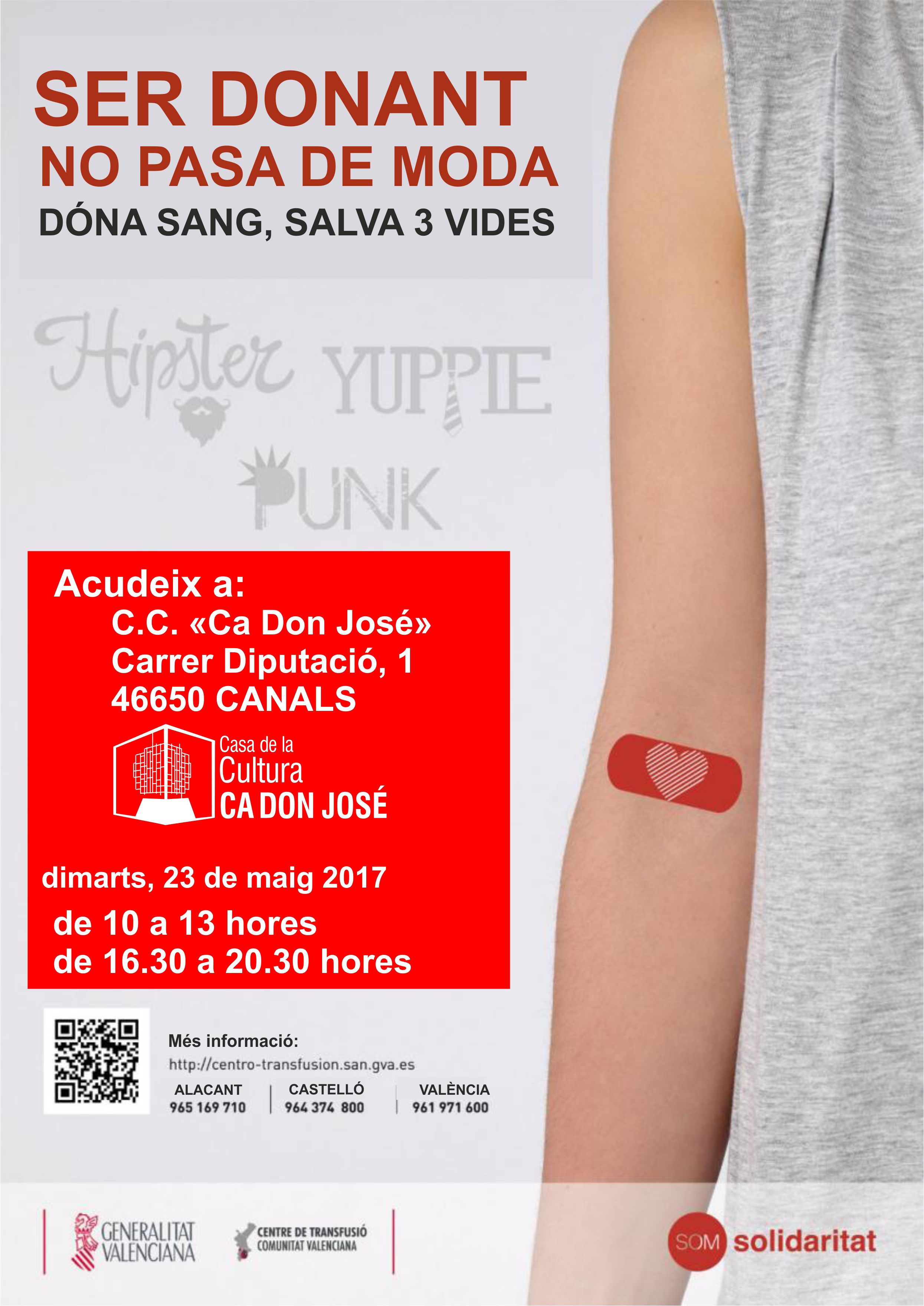 2017.05.22 donació sang. Ajuntament de Canals