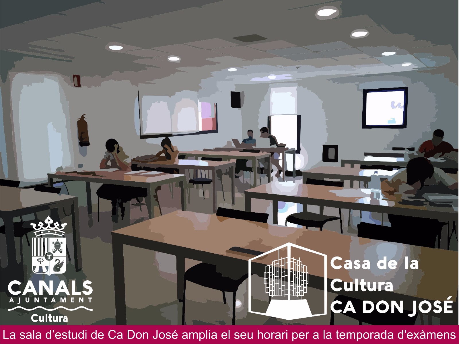 2017.05.24 Ampliació horari sala estudi. Ajuntament de Canals