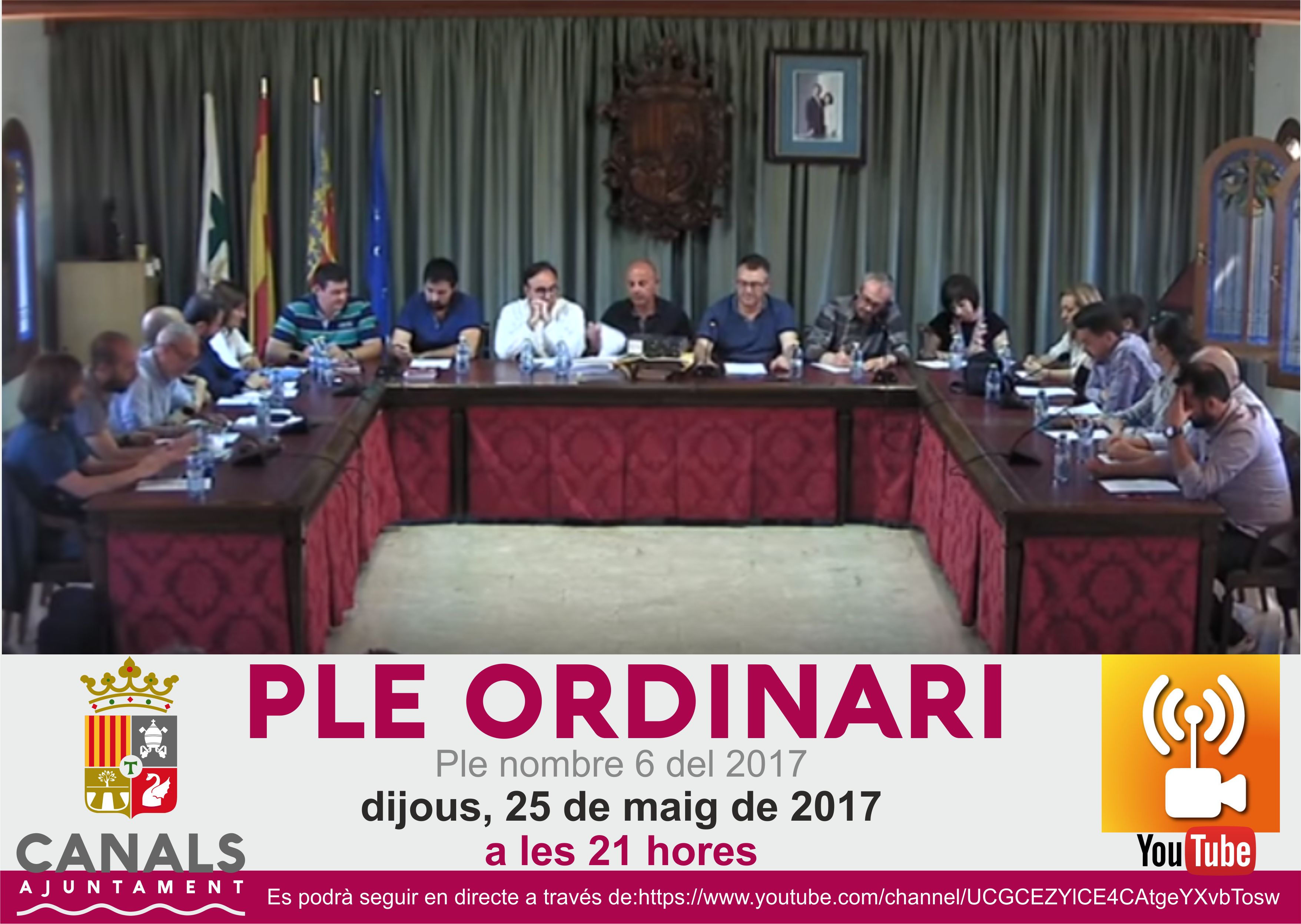 2017.05.24 ple ordinari. Ajuntament de Canals