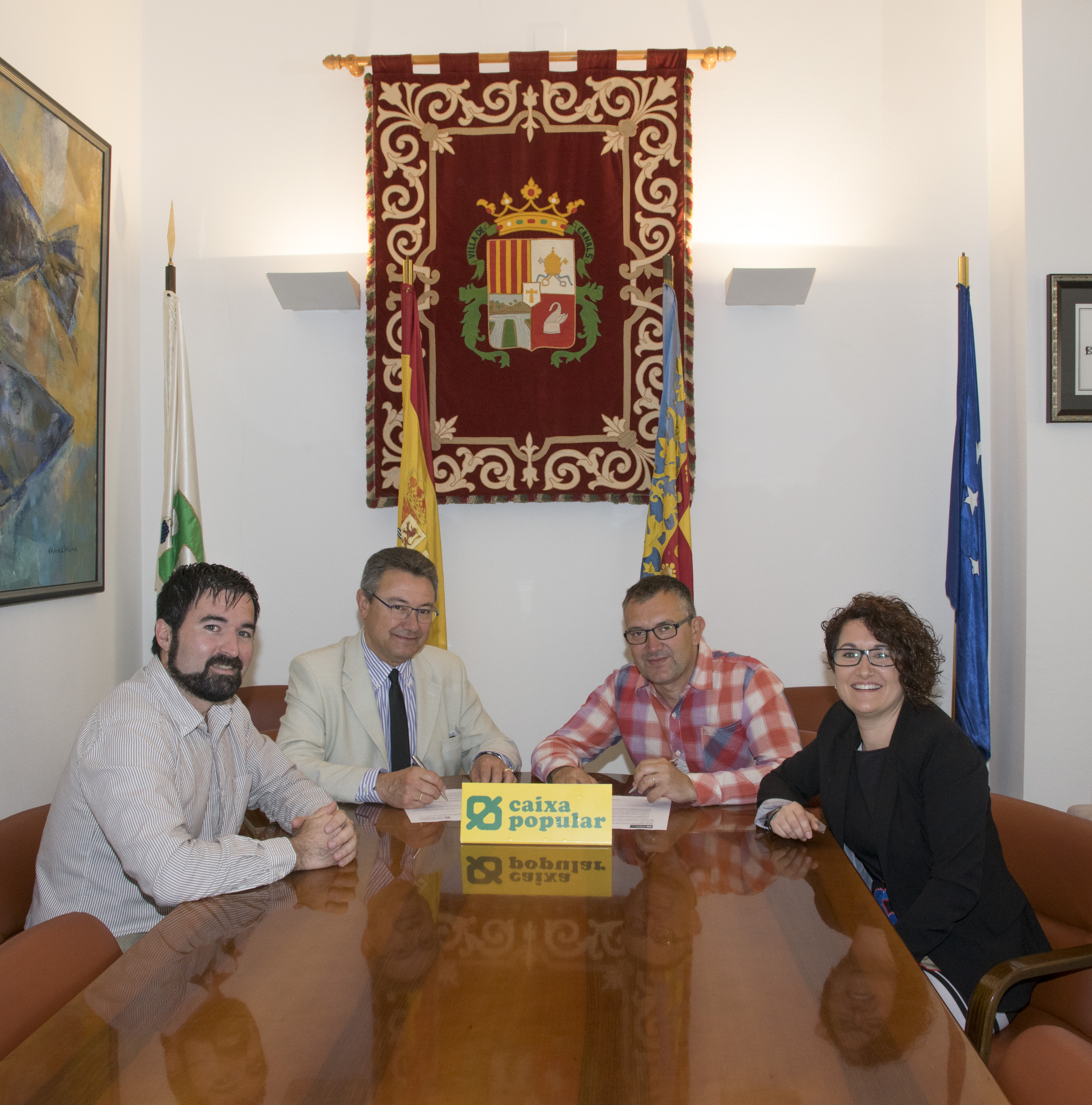 2017.05.26 Signatura Conveni. Ajuntament de Canals