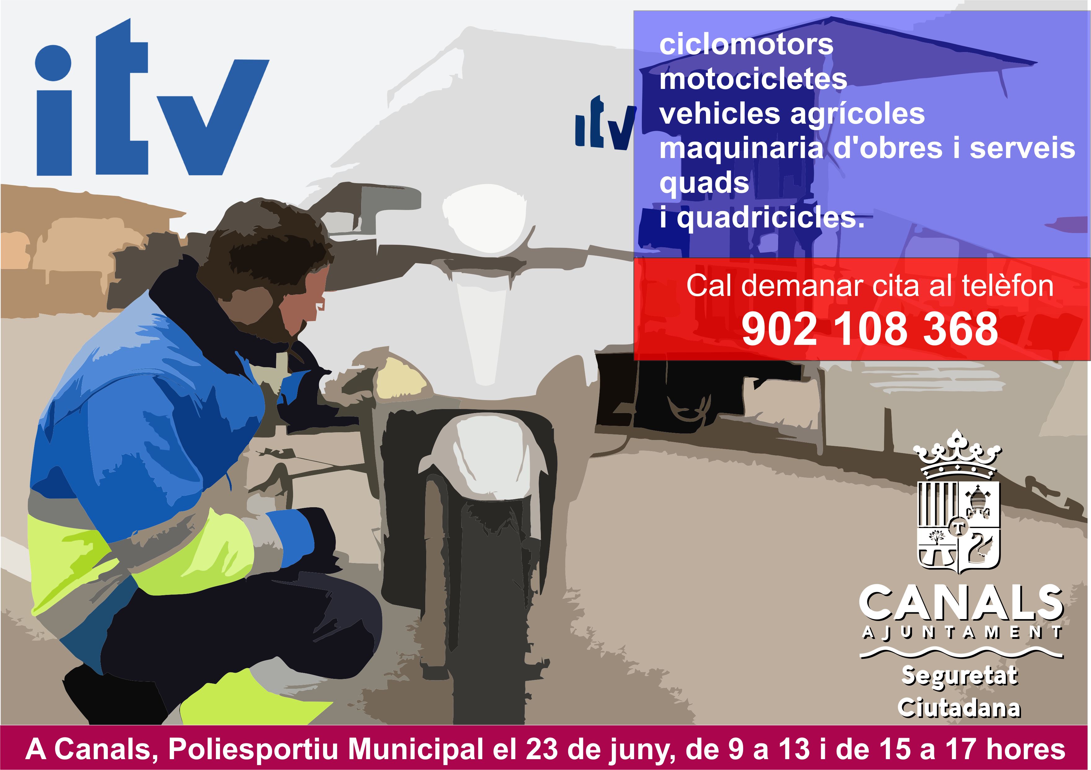 2017.05.29 ITV mobil 23 juny. Ajuntament de Canals