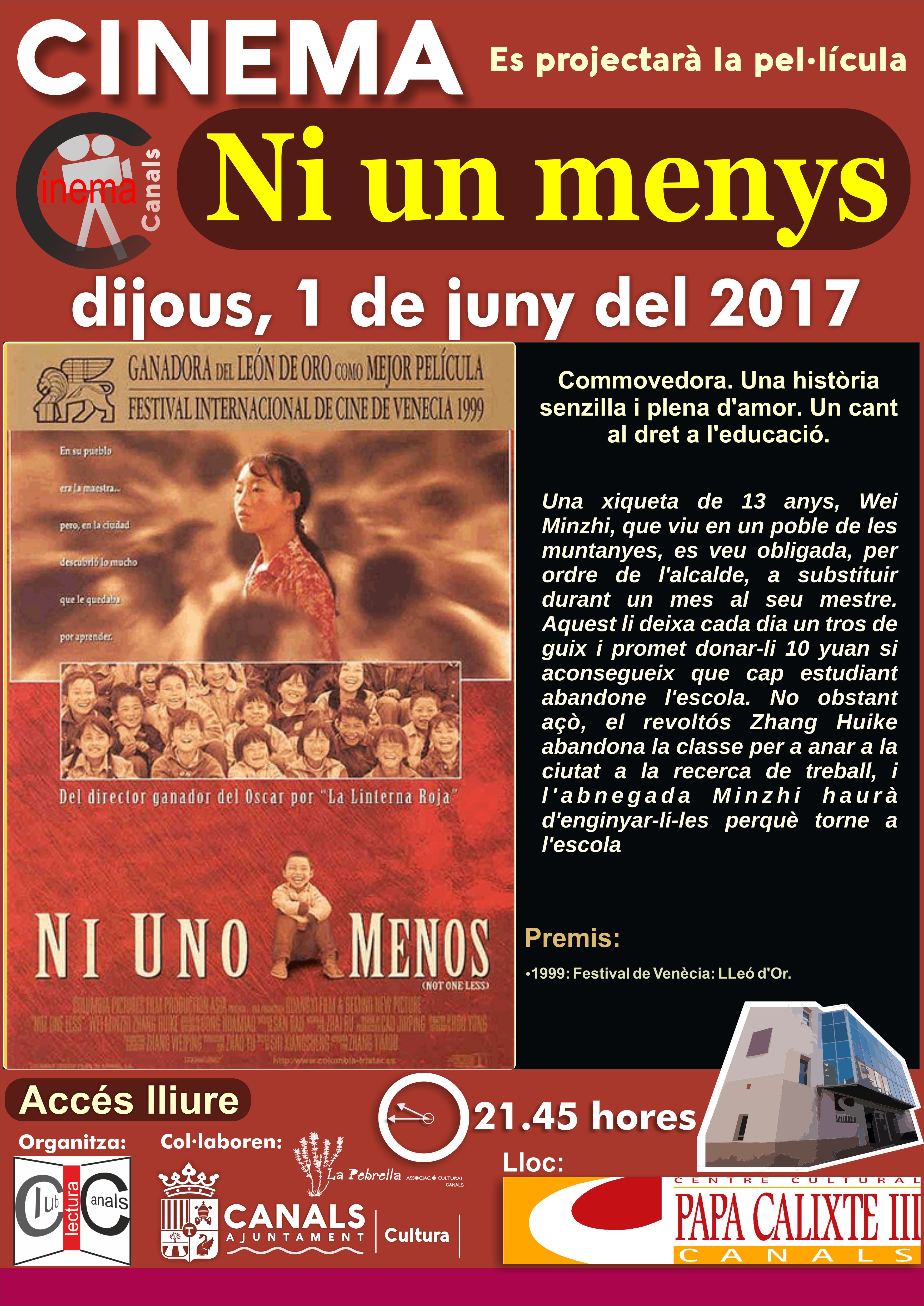 2017.05.30 Cinema club. Ajuntament de Canals