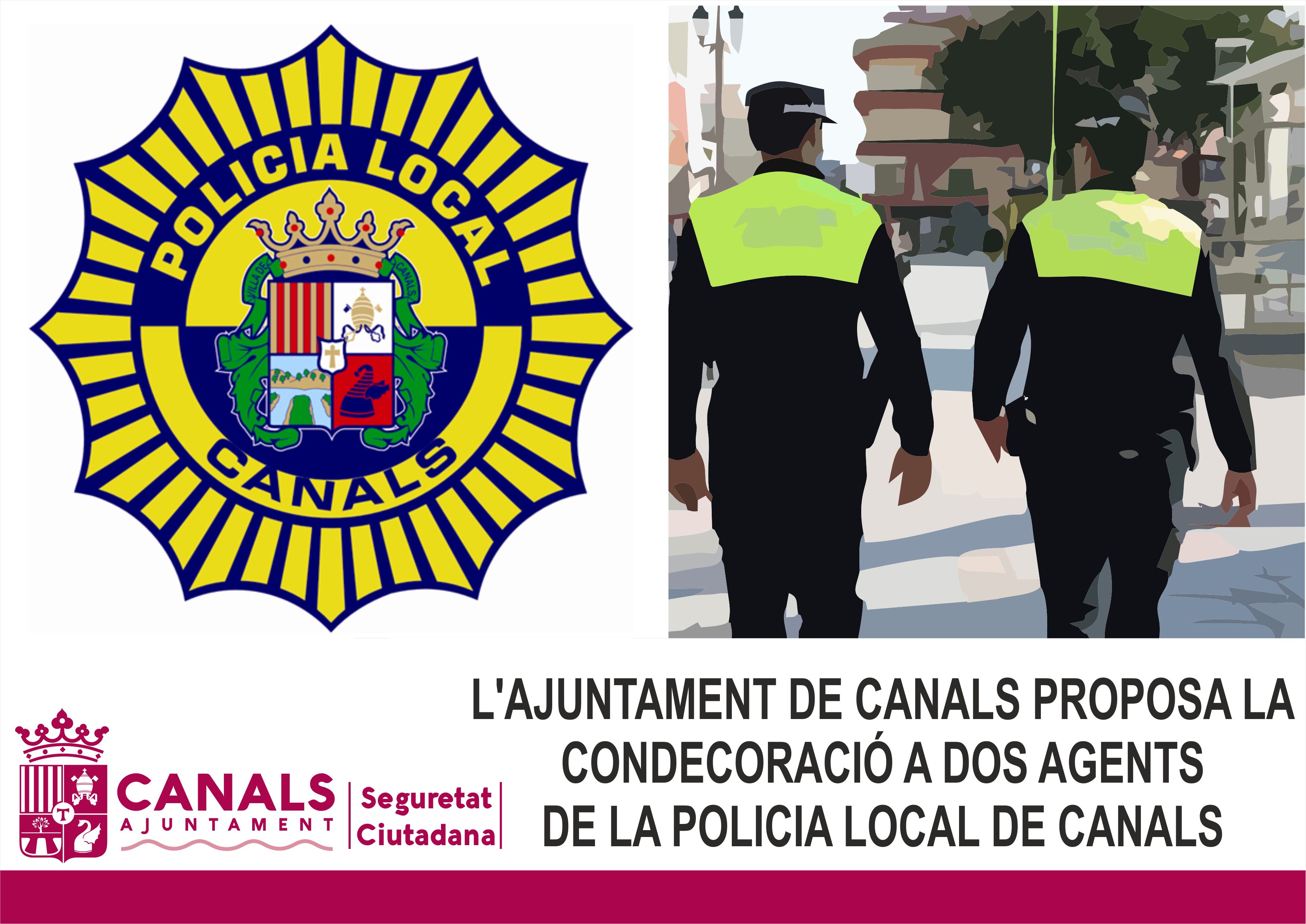 2018.05.18 condecoració policia local. Ajuntament de Canals