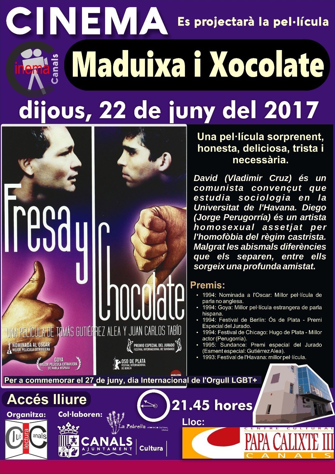 2017.06.20 Cinema Club Lectura. Ajuntament de Canals