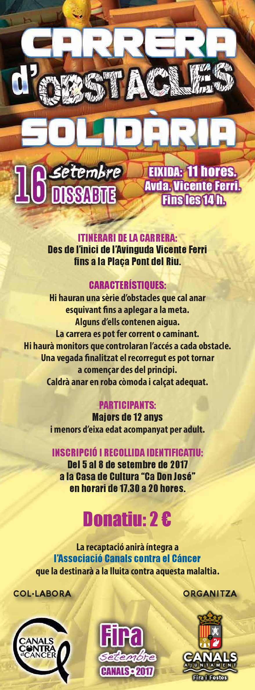 2017.07.21 CARRERA OBSTACLES SOLIDARIA. Ajuntament de Canals